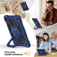 Étui robuste anti-chute pour Redmi Pad 2 SE 9.7 2026 avec support rotatif à 360° et bandoulière réglable OEM ODM