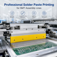 Cuchilla de Goma de Poliuretano de 200-600 mm para Impresora de Pasta de Soldar DEK SMT, Raspador de PU, Repuestos para Serigrafía