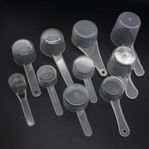 Cucharas medidoras de 15G, 20G, 25G, 30ml, 40ml, 50ml, 30cc, 40CC, 50cc, cucharas medidoras de plástico para polvo, cucharas medidoras de mango largo de fondo plano - Product Image 6
