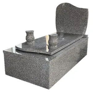 XIAMEN 본사 스톤 g603 회색 화강암 묘비 디자인 묘비 603 기념물