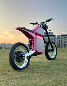 Venta Directa de Fábrica, Bicicleta Eléctrica Todoterreno para Ciudad, con Llantas Gruesas de 17'', 12600W, Estilo Stealth Bomber, Híbrida - Product Image 2