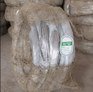 Gi Binding Wire 20 21 22 16 Gauge Alambre Galvanizado Hot Dipped Galvanized Iron Wire