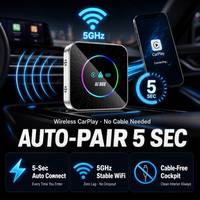 Adaptador Dongle Inalámbrico Universal OEM AI Box USB de Doble Puerto para Streaming, Android Auto y Carplay