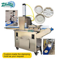 Machine automatique de découpe et d'estampage de pâte, en acier inoxydable, pour la fabrication de roti, 18 cm, contrôle numérique, haute capacité
