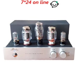 เครื่องขยายเสียงหลอดสุญญากาศ LaoChen KT88-K1 คลาส <span class=keywords><strong>A</strong></span> HIFI กำลังขับ 15 วัตต์*2 ความต้านทานเอาต์พุต 4 โอห์ม/8 โอห์ม  ช่วงความถี่ 20 เฮิรตซ์ -- 25 กิโลเฮิรตซ์ - Product Image 1