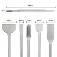 SDS Max marteau perforateur électrique Moil Point large plat creux gouge ciseau à pierre pour pierre à béton