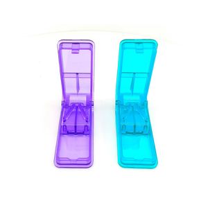 Cortador de Pastillas Portátil con Caja de Almacenamiento, Mini Divisor de Tabletas de PP y Cortador de Medicamentos - Product Image 1