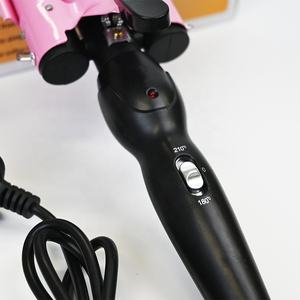 Fengmang, revestimiento de proteína vegetal profesional, turmalina, cerámica, PTC, salón de calentamiento rápido, rizador de pelo de <span class=keywords><strong>3</strong></span> <span class=keywords><strong>barriles</strong></span>, rizador de pelo de onda grande - Product Image 3