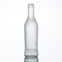 Prêt Stock 250ml 275ml Bouteille En Verre pour Soda Eau Boisson Gingembre Bière Tequila Brandy avec Couronne Caps