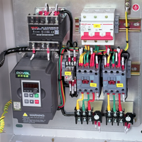 Boîtier de commande 11kW 15HP pour variateur de fréquence (VFD) de pompe à eau et moteur de ventilateur, avec disjoncteurs miniatures, armoire de conversion de fréquence