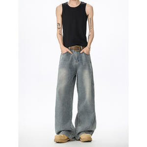 Nouvelle Collection 2026 – Jean Décontracté Homme Hiver Automne, Coupe Large, Polyvalent, Style Streetwear pour Jeunes - Product Image 2