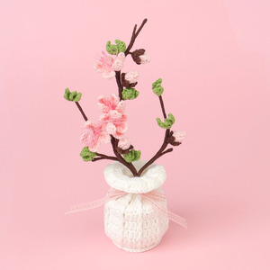 Nouvelle plante en pot de clématite au crochet 2026, fleur de clématite <span class=keywords><strong>Chiffonier</strong></span> au crochet, fleur en pot au crochet, décoration pour la maison et la voiture, cadeau pour la fête des Mères - Product Image 5