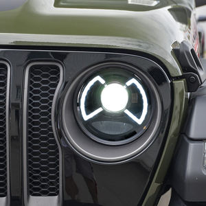 Para <span class=keywords><strong>Jeep</strong></span> Wrangler 2018-2024 actualización nuevo estilo montaje de lámpara de cabeza de coche LED lente de proyector integrada accesorios de faro automático - Product Image 3