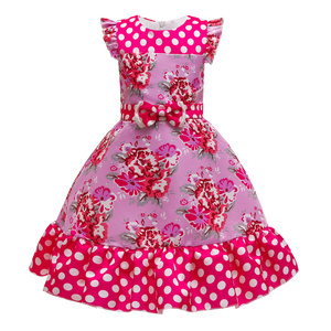 New Children's Dress for Party Printing Girl's Multi Layer Princess Dress for 2 Yrs Baby Wedding Dress - Product Image 6