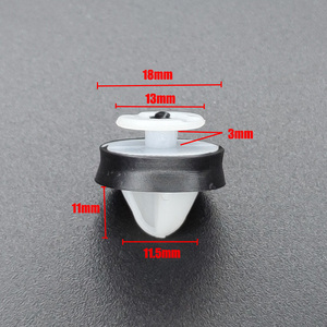 Clips de fixation pour garniture intérieure de voiture, panneau de porte, pour Peugeot 206 207 208 307 308 407 807 1007, rivets de retenue - Product Image 2