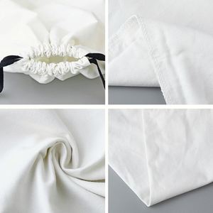 Pochette en toile de coton 9x11cm 8oz avec cordon de serrage pour le rangement de cosmétiques ou de rouges à lèvres - Product Image 5