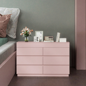 Meuble de rangement rotatif multicouche en bois massif, style italien nordique, noble, élégant, simple et créatif, avec tiroirs, pour salon, chambre, maison, villa, hôtel - Product Image 3