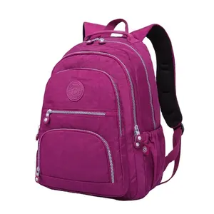 Laptop-Rücksack Damen Canvas-Taschen Herren Canvas Reisen Freizeit-Rücksacken Retro Freizeittasche Schultaschen für Jugendliche
