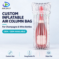AIR-DFLY Sac gonflable personnalisé à colonnes d'air pour bouteilles de champagne et de vin, emballage de protection antichoc pour expédition, OEM ODM