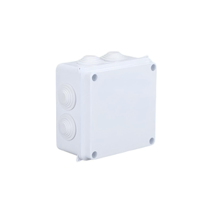 100x100x70mm IP65 <b>Waterproof</b> <b>Junction</b> <b>Box</b> with Rubber Plug Pre-drilled Holes Built-in Sealing Strip Economy Model Terminal <b>box</b> - Product Image 1