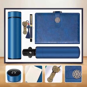 Nouvelles idées de produits 2024 2025 Coffret cadeau d'entreprise Coffret cadeau Logo personnalisé Tasse thermos isolante/carnet/<span class=keywords><strong>stylo</strong></span>/parapluie - Product Image 6