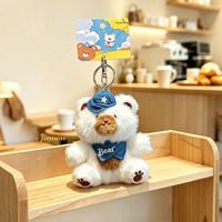 Porte-clés en peluche Benny Bear original, pendentif ours en jean, charm de sac adorable, petit cadeau, vente en gros