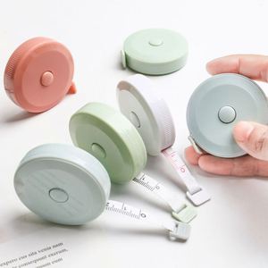 Yy7 Double-Sided 60In 1.5 Meter <b>Pocket</b> <b>Plastic</b> Body Tailor Sewing Cloth Measure Push Button Soft Retractable Measuring Tape - Product Image 2