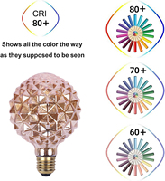 Personnalisation d'usine Dimmable Extra Large Globe Ampoule Intérieur Décoratif Spécial Vintage Led Ampoules E27