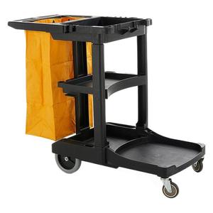 Chariot de service hôtelier de marque Double Swords, à trois niveaux, pour le ramassage et le nettoyage des assiettes, spécialement conçu pour les hôtels. - Product Image 5