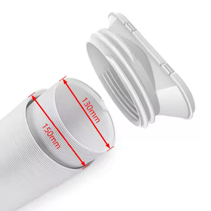 Tubo di <span class=keywords><strong>Scarico</strong></span> per Condizionatore Portatile 130mm/150mm, Accessori per Porta, Set Telescopico di Sigillatura Finestra e Deflettore Aria - Product Image 3