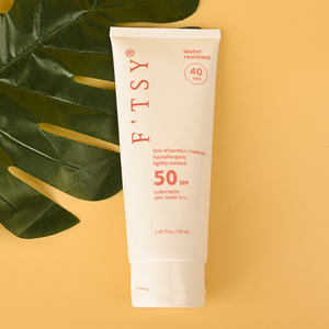 Buena calidad Sun UV Protection All Natural Skin Papaya Mineral Baby Sunscreen para niños - Product Image 4