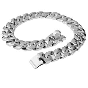 <span class=keywords><strong>Collier</strong></span> <span class=keywords><strong>pour</strong></span> chien en acier inoxydable de luxe de 32 mm avec rivets <span class=keywords><strong>pour</strong></span> grands chiens, mastiffs, cannes corsos, américains bullies, dobermans, bouledogues - Product Image 5