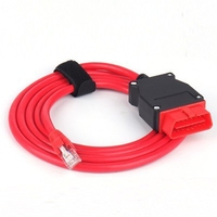 Cable Ethernet OBD2 a RJ45 ENET, Cable de Diagnóstico Automotriz OBDII para Codificación de Automóviles