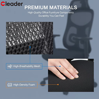 Chaise de bureau ergonomique moderne et confortable, chaise de direction grise entièrement en mesh pour bureau, Sillas De Oficina Reclinechair