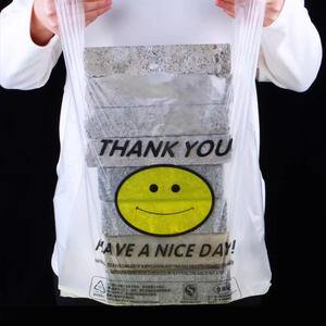 ถุงเสื้อยืดใส PE คุณภาพสูงแบบใช้แล้วทิ้ง ยี่ห้อ <span class=keywords><strong>Sayang</strong></span> พร้อมพิมพ์ซิลค์สกรีน ปรับแต่งขนาดและความหนาได้ ใช้งานได้หลากหลาย - Product Image 4