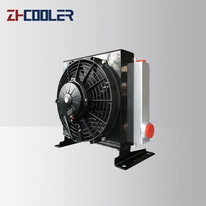 Meilleur prix plaque aileron échangeur de chaleur pièces de grue radiateur à huile hydraulique avec ventilateur en aluminium - Product Image 6