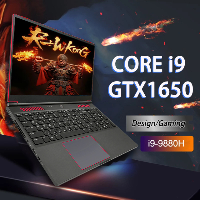 16.1Inch High-End E-Sports Gaming Laptop Core I7/I9 Windows10/11 Laptop   DDR4 Portable Laptop Computer Notebook Gaming