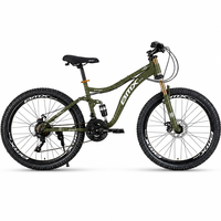 Vélo de montagne BMX 26 pouces, 21 vitesses, cadre en acier haute teneur en carbone, léger, frein à disque, pneu 2.5, Asie du Sud-Est, Amérique du Sud