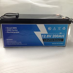 储能12.8v200ah LiFePO4电池户外便携式电源电池大容量黑色ABS外壳 - Product Image 4