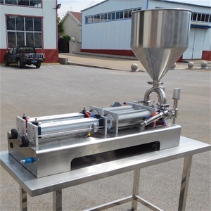 Semi Automatic Shampoo Peanut Butter Honey Sauce Yogurt Cosmetic Cream Pneumatic Liquid Bottle Filling Machine Filler Equipment - Product Image 6