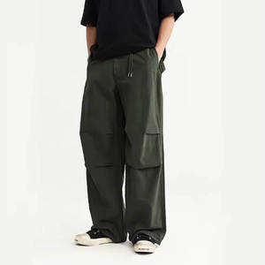 Pantalons de travail américains amples rétro à la mode, pantalons droits personnalisés pour hommes, parachutistes décontractés, jungle polyvalente, anti-rides - Product Image 1