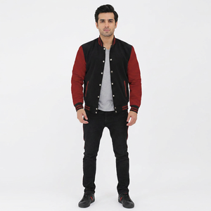 Veste en coton brodée de haute qualité pour garçons, style universitaire Lettermen, col montant, style formel, meilleures ventes, services OEM disponibles - Product Image 1