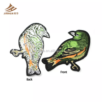Patchs de broderie de paon oiseaux broderie personnalisée mauvais œil