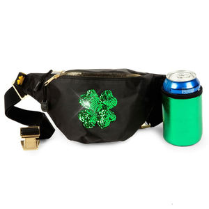 حافظة حافظة مشروبات مخصصة لعيد القديس باتريك بحزام مخصص مع حامل مشروبات للرجال والنساء مناسبة للحفلات والسفر - Product Image 4