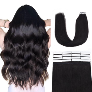 K.SWIGS Cinta Adhesiva Invisible de PU para Cabello Humano Virgen Remy, 12-40 Pulgadas, 30-60g, 20 Piezas, Múltiples Colores, Volumen para Salón - Product Image 1