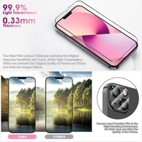 Premium Vente en gros Vente chaude 2 Packs 9H Protecteur d'écran en verre trempé pour iPhone 14 13 12 11 Pro Max X XS XR MAX 8 7 6 Plus