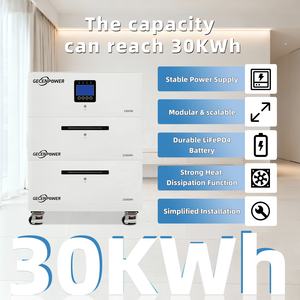 Inversor de 12KW, Batería Apilable de Diseño Modular de 15kWh/30kWh para Almacenamiento de Energía Doméstica Híbrida Conectada a la Red y Energía de Respaldo - Product Image 3