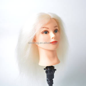 Tête de mannequin d'entraînement 100 % Yaki blanche <span class=keywords><strong>pour</strong></span> <span class=keywords><strong>coiffeur</strong></span>, vente en gros - Product Image 3