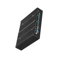 Mini PC Industrial sin Ventilador Intel N100 4*LAN 2*COM 6*USB 4K HDMI DP Carcasa de Aluminio NUC Micro Ordenador
