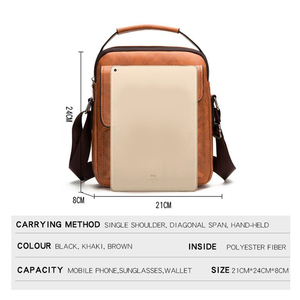 अनुकूलित लोगो आकस्मिक पु चमड़े के दूत बैग फैशनेबल पत्र सजावट के साथ पुरुषों के लिए टिकाऊ छाती बैग - Product Image 2